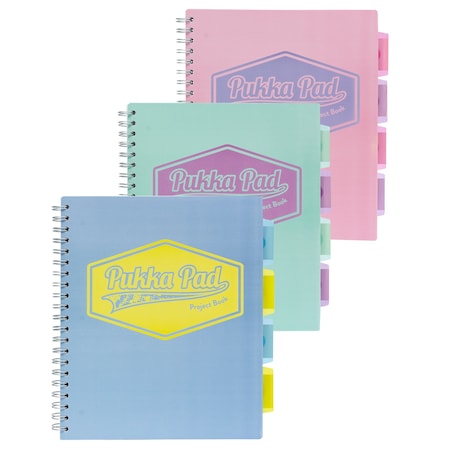 Pukka Pads Letter size and Pastel Project Book, 3PK 8867-PST